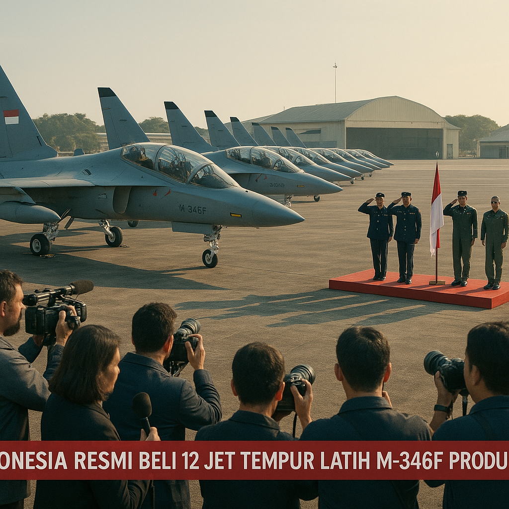 Indonesia Resmi Beli 12 Jet Tempur Latih M-346F Produksi Italia