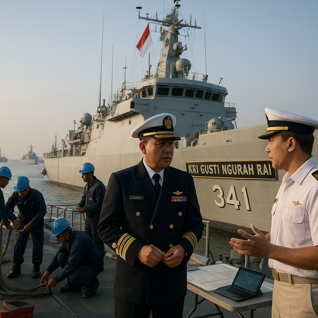Kasal Pastikan Kesiapan Tempur KRI Gusti Ngurah Rai Jelang Latihan Bilateral Orruda 2026 di Rusia