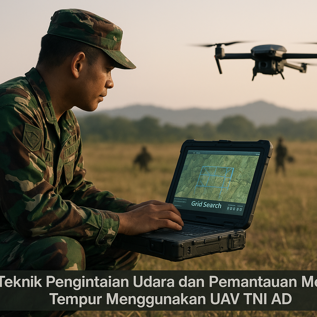 Teknik Pengintaian Udara dan Pemantauan Medan Tempur Menggunakan UAV TNI AD