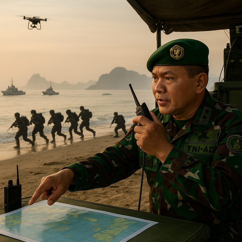 Jenderal Dudung Ungkap Simulasi Taktik Penyusupan 'Hybrid Warfare' di Pesisir Natuna