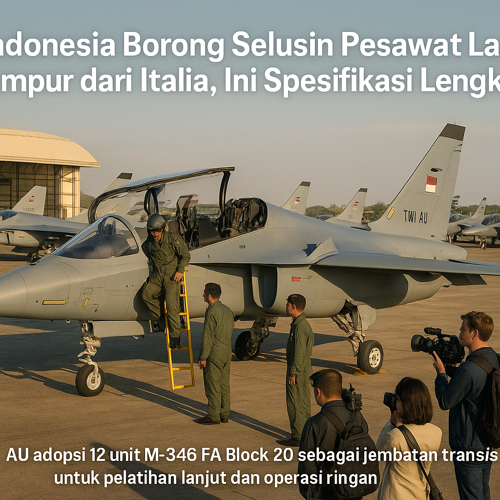 Indonesia Borong Selusin Pesawat Latih Tempur dari Italia, Ini Spesifikasi Lengkapnya