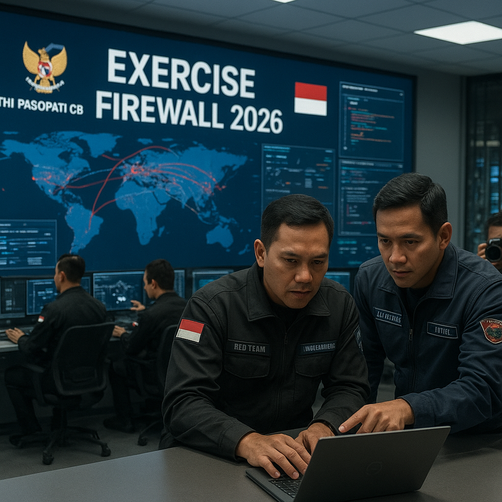 TNI Pasopati Ciber Gelar Simulasi Pertahanan Siber Skala Nasional