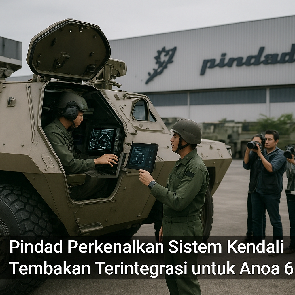 Pindad Perkenalkan Sistem Kendali Tembakan Terintegrasi untuk Anoa 6x6