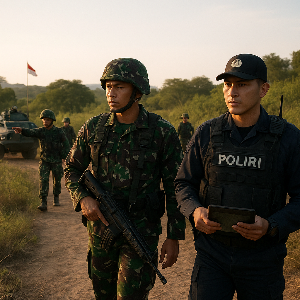 Latihan Tempur Gabungan TNI-Polri Amankan Perbatasan, Fokus pada Interdiksi dan Patroli