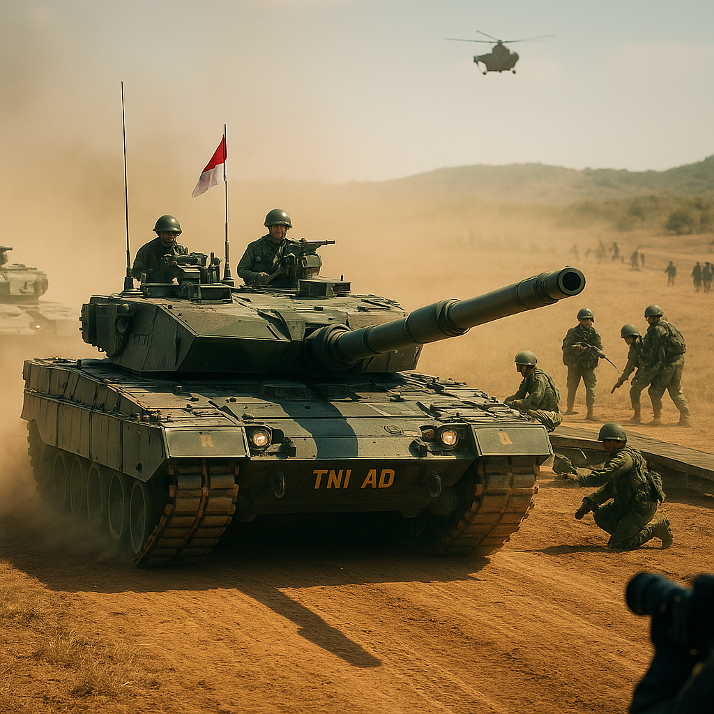 Analisis Manuver Batalyon Kavaleri TNI AD dalam Latihan 'Charger Dash': Skema Penyerangan Lapis Baja