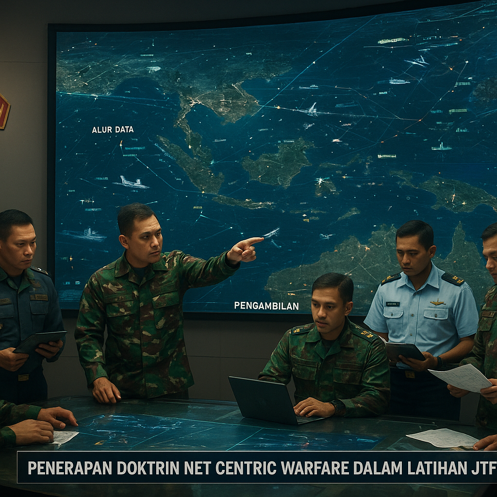 Penerapan Doktrin 'Net Centric Warfare' dalam Latihan TNI Joint Task Force: Alur Data & Decision Making