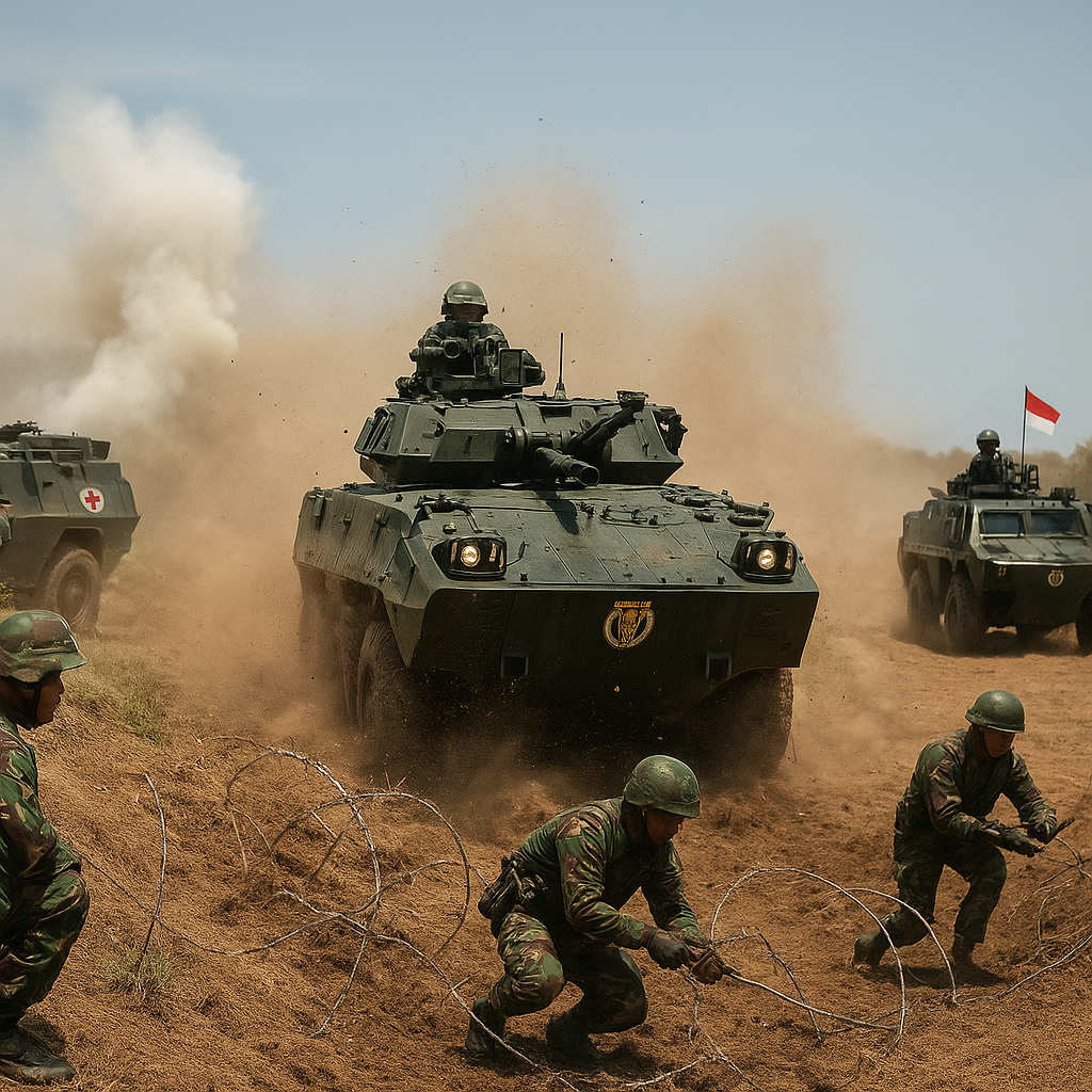 Bedah Taktik Satuan Kavaleri TNI AD dalam Manuver Penggalang Rintangan