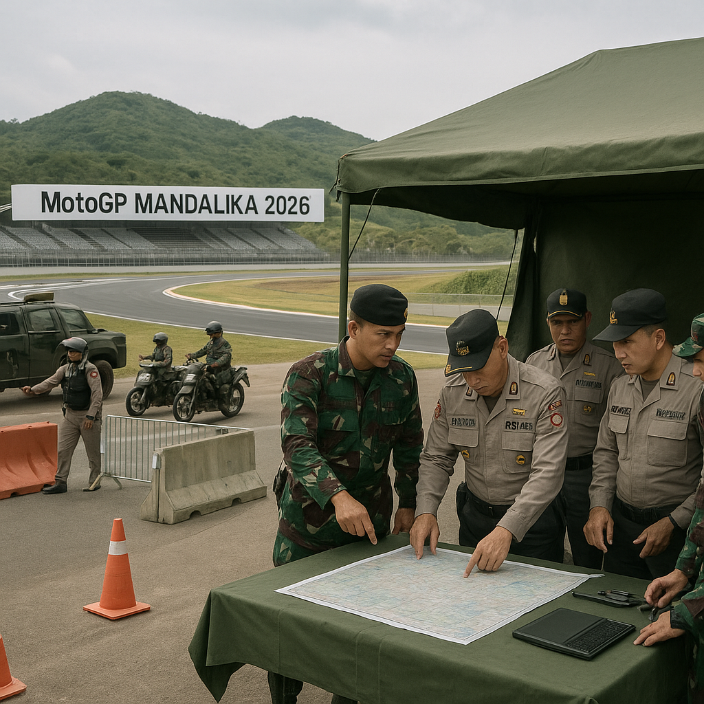 Latihan Gabungan TNI-Polri Amankan MotoGP Mandalika 2026 Telah Dimulai