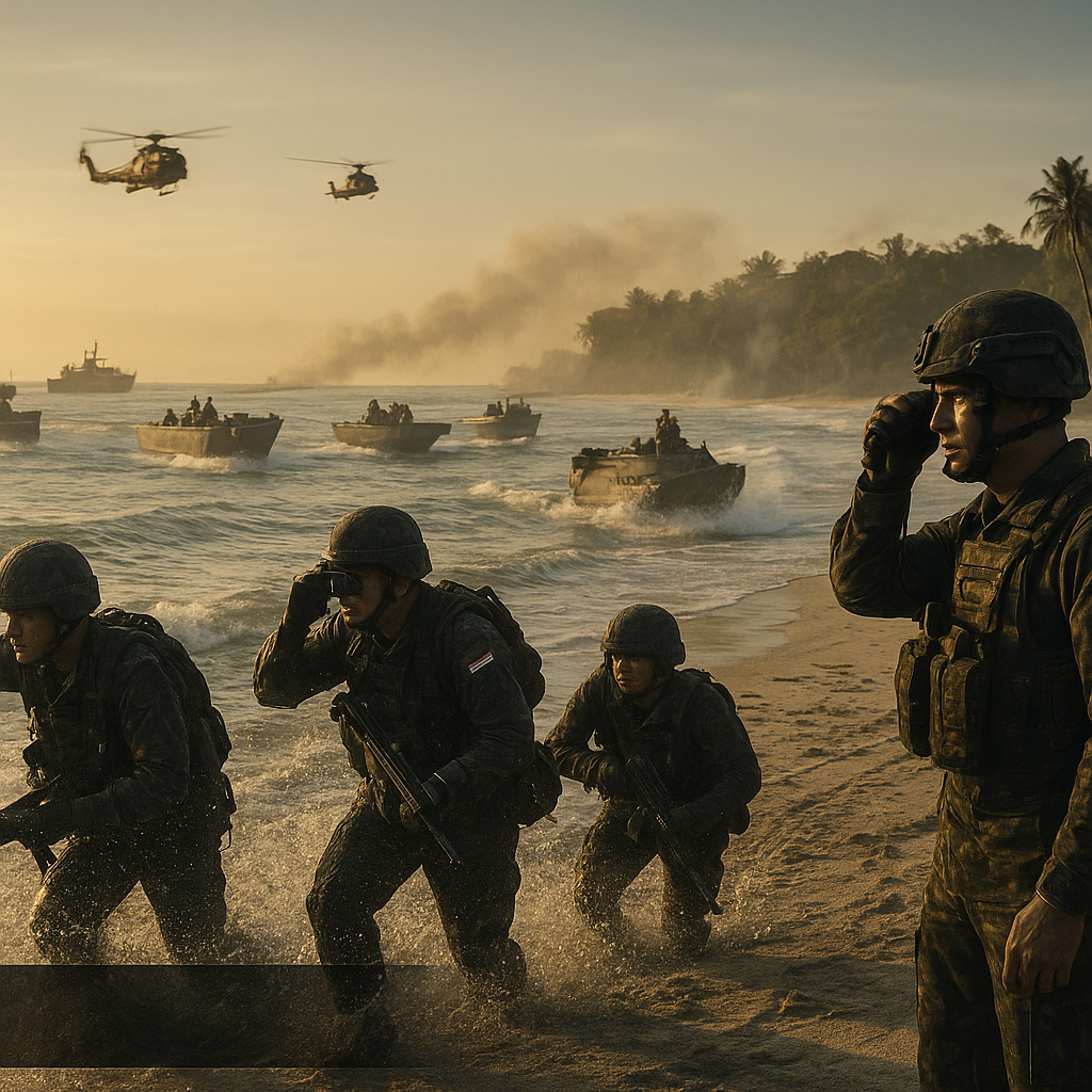 Bedah Taktik Amphibious Assault oleh Marinir: Tahapan Penyerangan dari Laut ke Darat