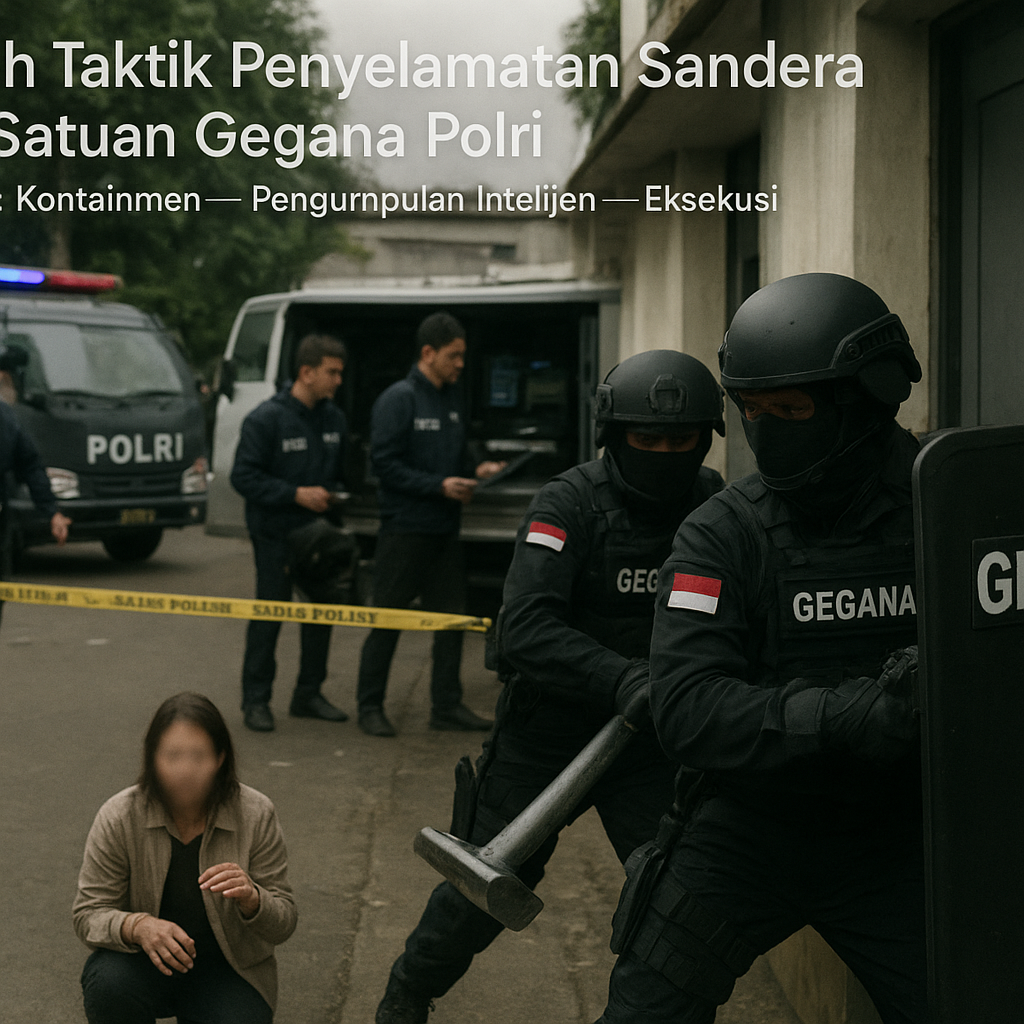Bedah Taktik Penyelamatan Sandera oleh Satuan Gegana Polri