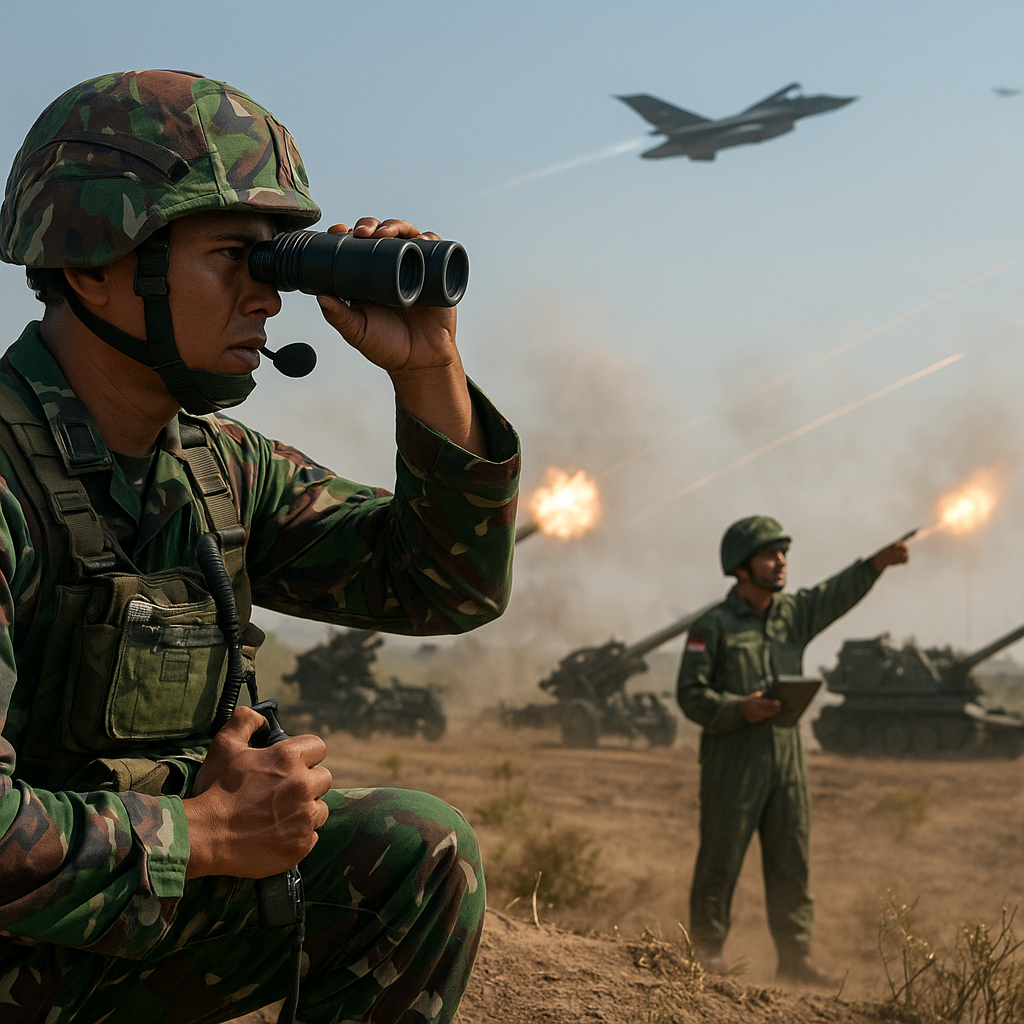 Doktrin Air-Land Battle dalam Latihan TNI: Integrasi Tembakan Artileri dan Udara