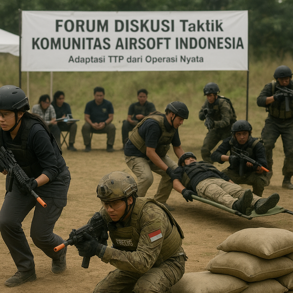 Forum Diskusi Taktik Komunitas Airsoft Indonesia: Adaptasi TTP dari Operasi Nyata