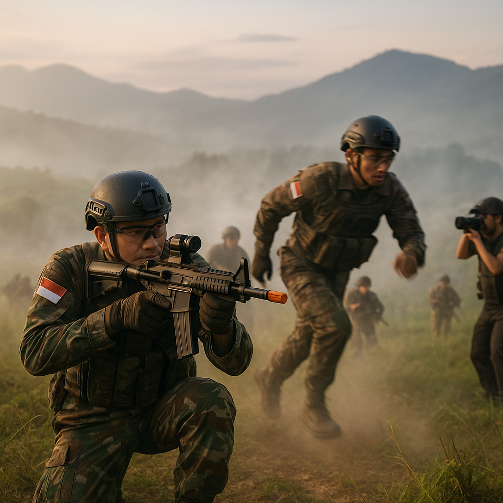 Komunitas Airsoft Tanah Air Gelar Milsim 'Operation Highland Storm'