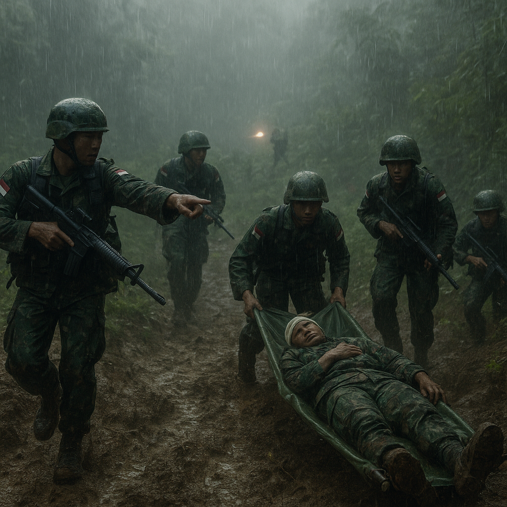 Demi Pulangkan Korban, Prajurit TNI Terobos Medan Ekstrem dan Hadapi Hujan Peluru OPM di Yahukimo