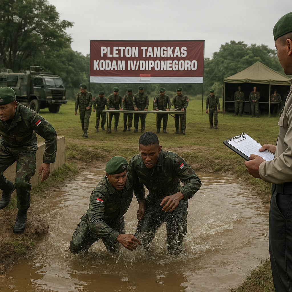 Pleton Tangkas: Skema Kompetisi Lengkap untuk Mengukur Profesionalisme dan Naluri Tempur Prajurit