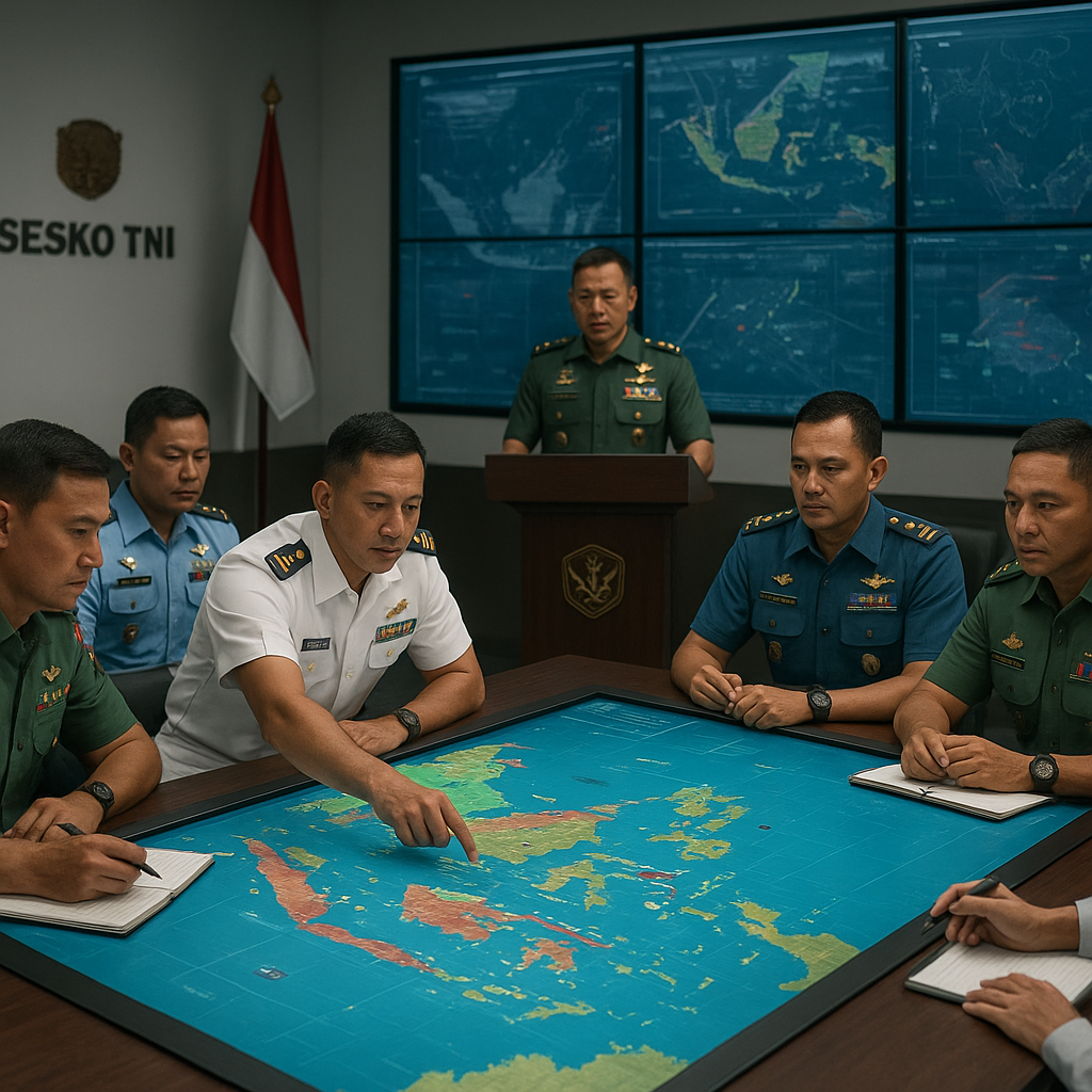 Sesko TNI Gelar Wargame Strategis untuk Analisis Konflik Regional Skenario 2030