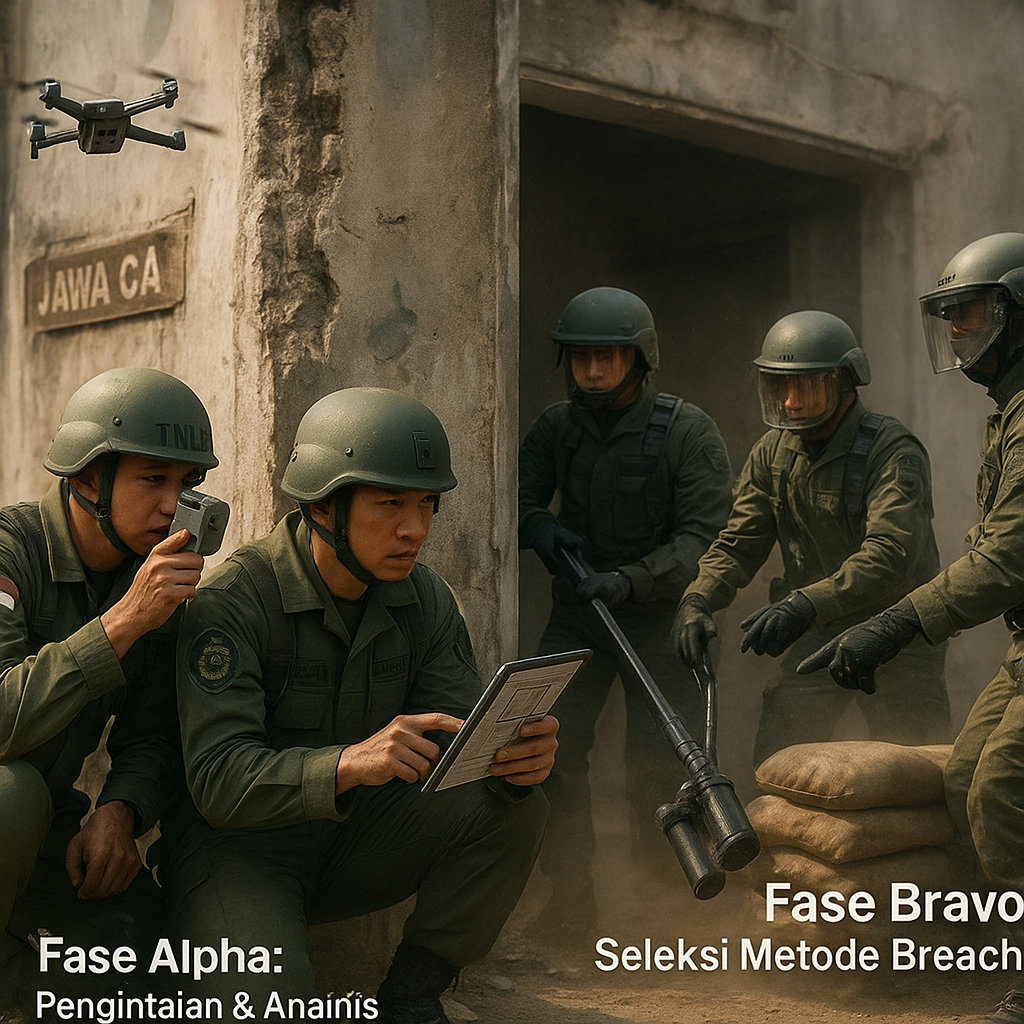 Latihan Breaching Operation Batalyon Zeni TNI AD dalam Konteks Urban Warfare