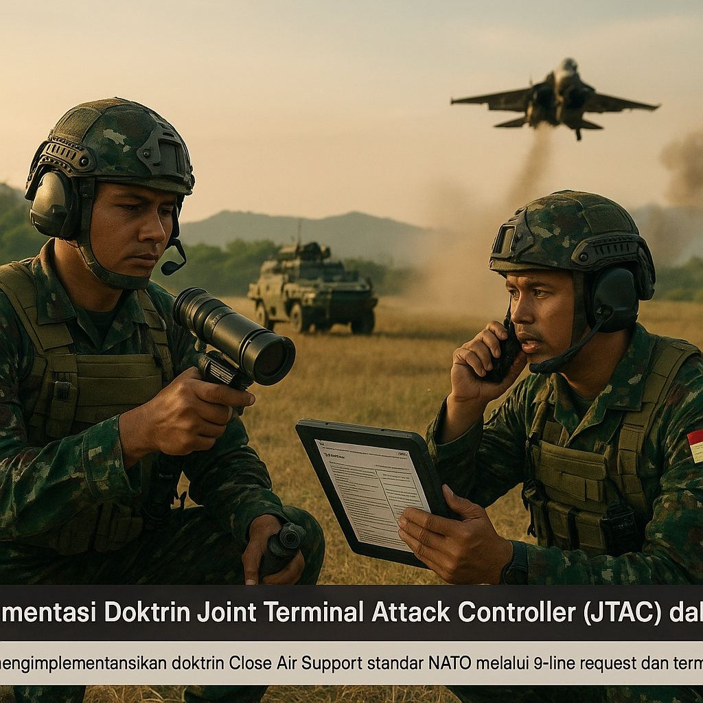 Implementasi Doktrin Joint Terminal Attack Controller (JTAC) dalam Latihan TNI