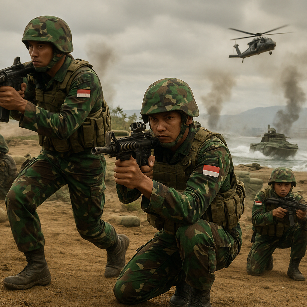 Marinir TNI AL Simulasi Pertempuran di RIMPAC 2026 Hawaii