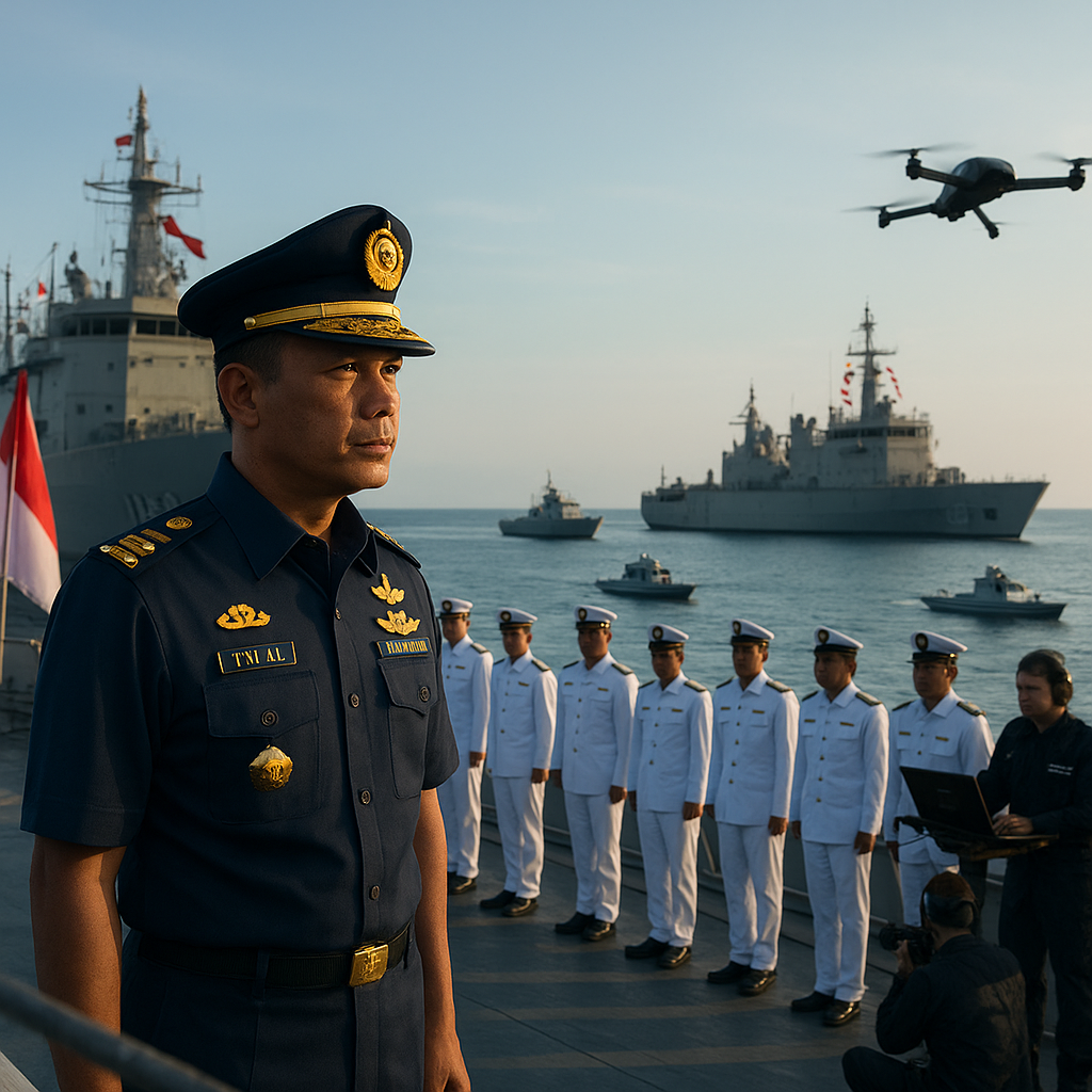Pangkoarmada RI Pimpin Apel Gelar Kesiapan Matra Laut Latopsfib 2026: Drone Kamikaze hingga USV Siap Diuji