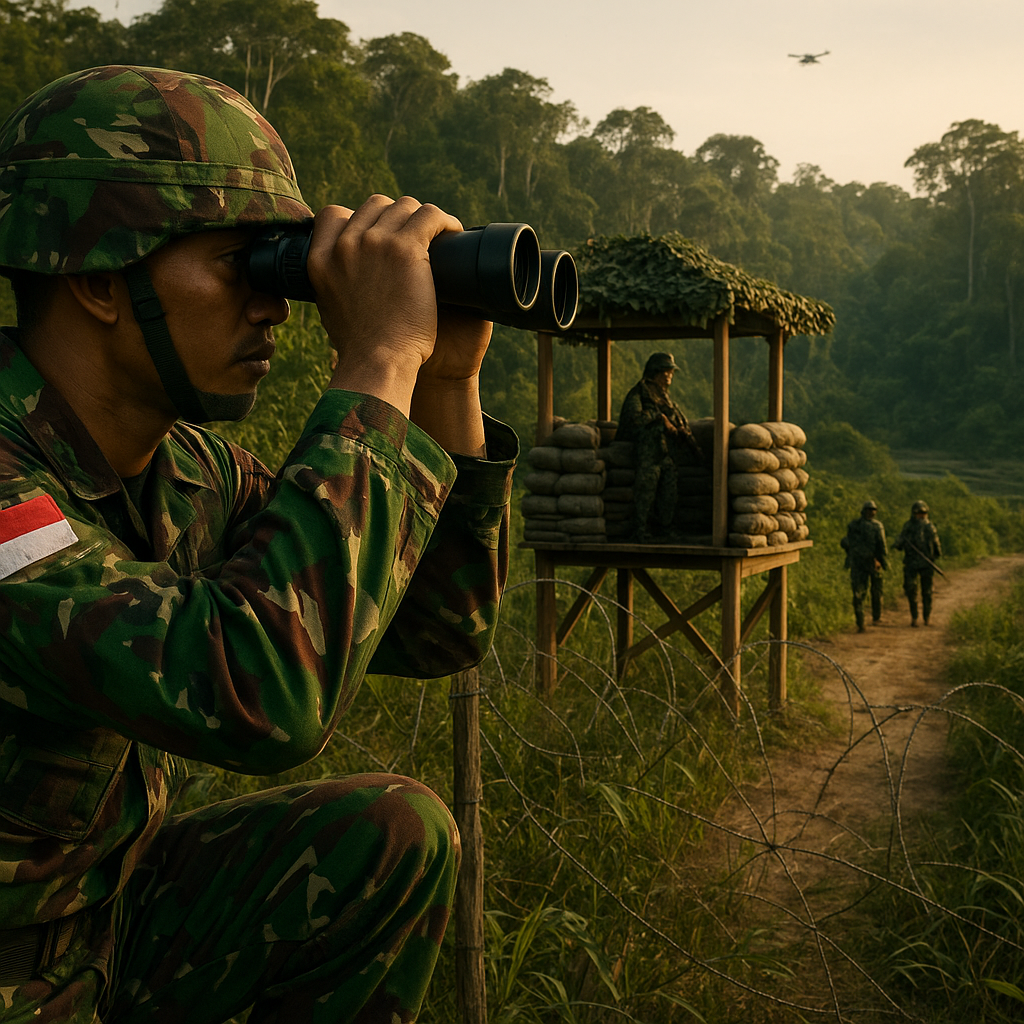 Analisis Doktrin Pertahanan Berlapis TNI AD di Perbatasan