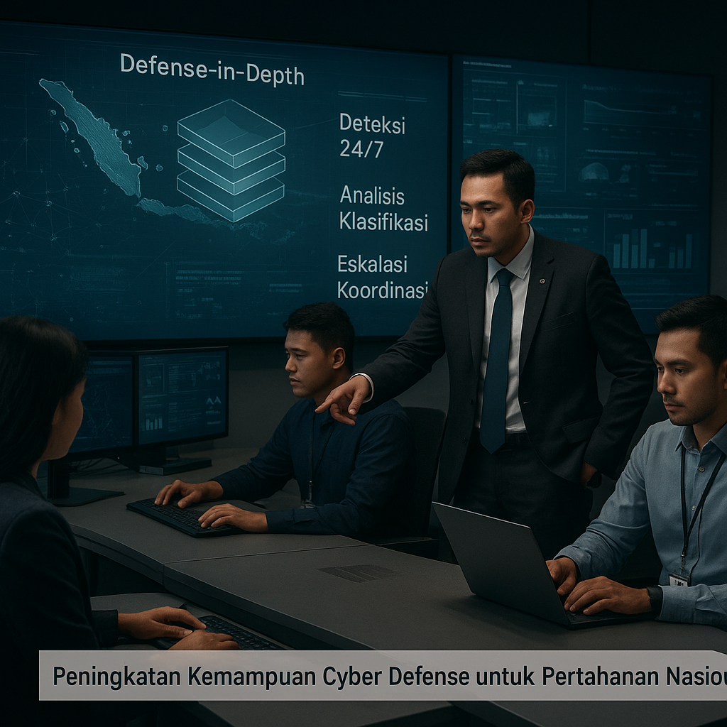 Peningkatan Kemampuan Cyber Defense untuk Pertahanan Nasional