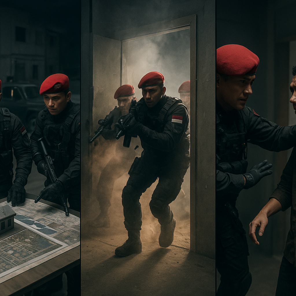 Bedah Taktik Operasi Pembebasan Sandera oleh Satuan Khusus Kopassus