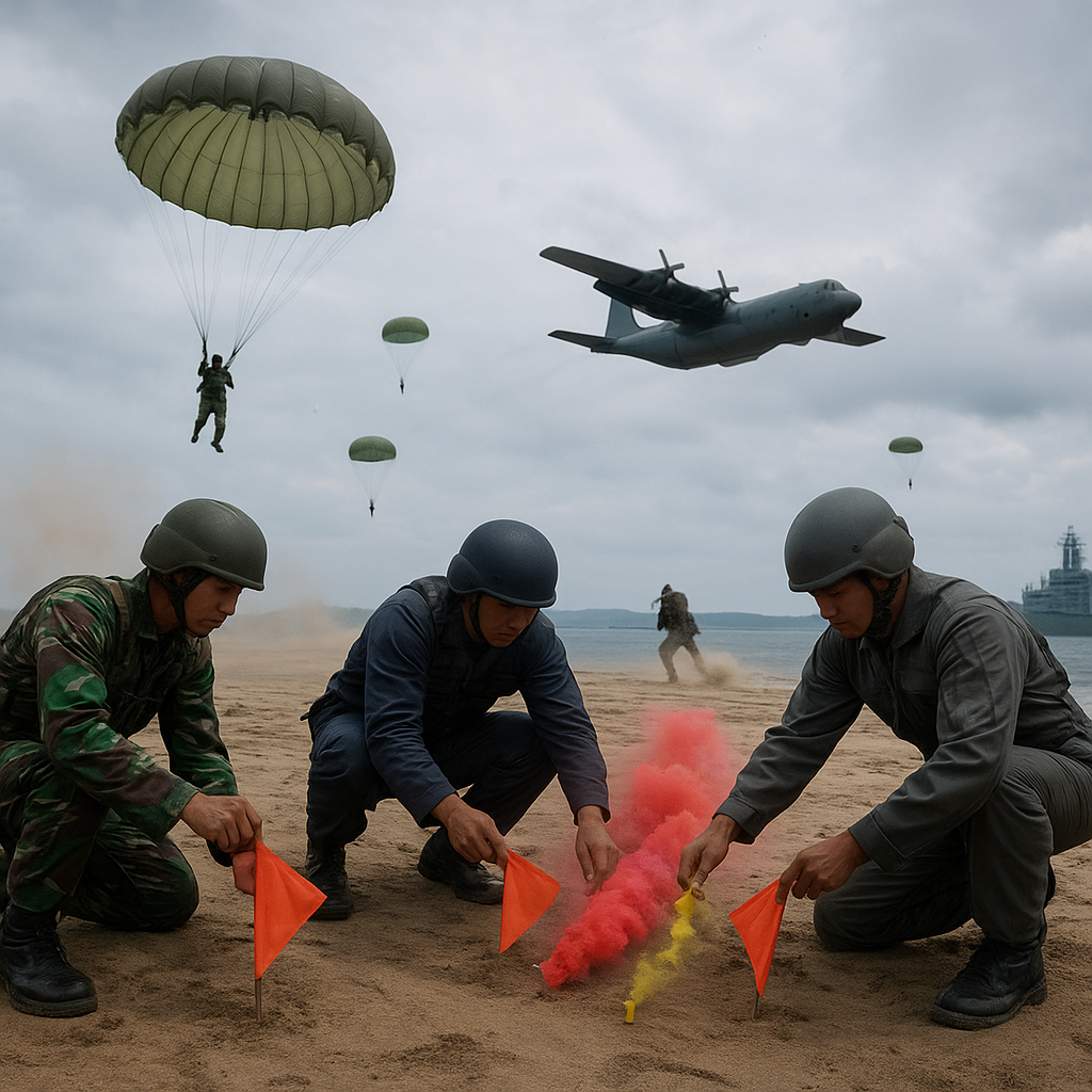 TNI Uji Interoperabilitas Trimatra pada Latihan Terintegrasi di Lingga