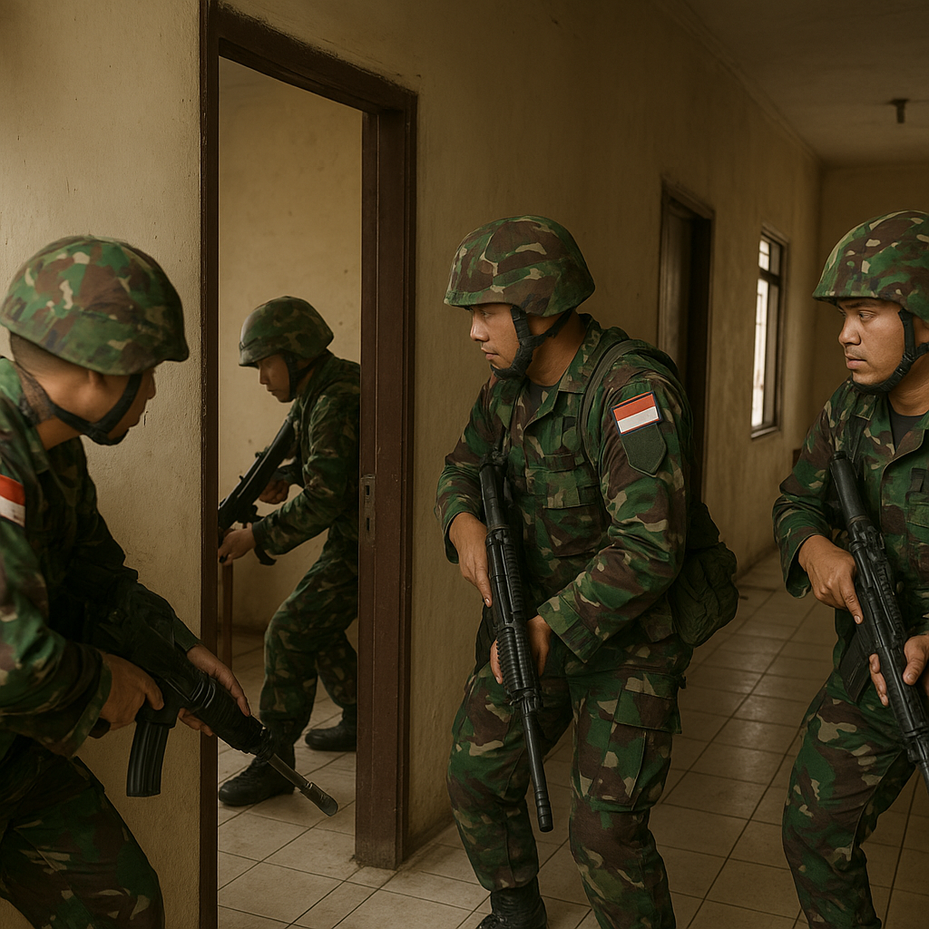 Bedah Taktik Urban Warfare: Prosedur Clearing Room oleh Infanteri TNI AD