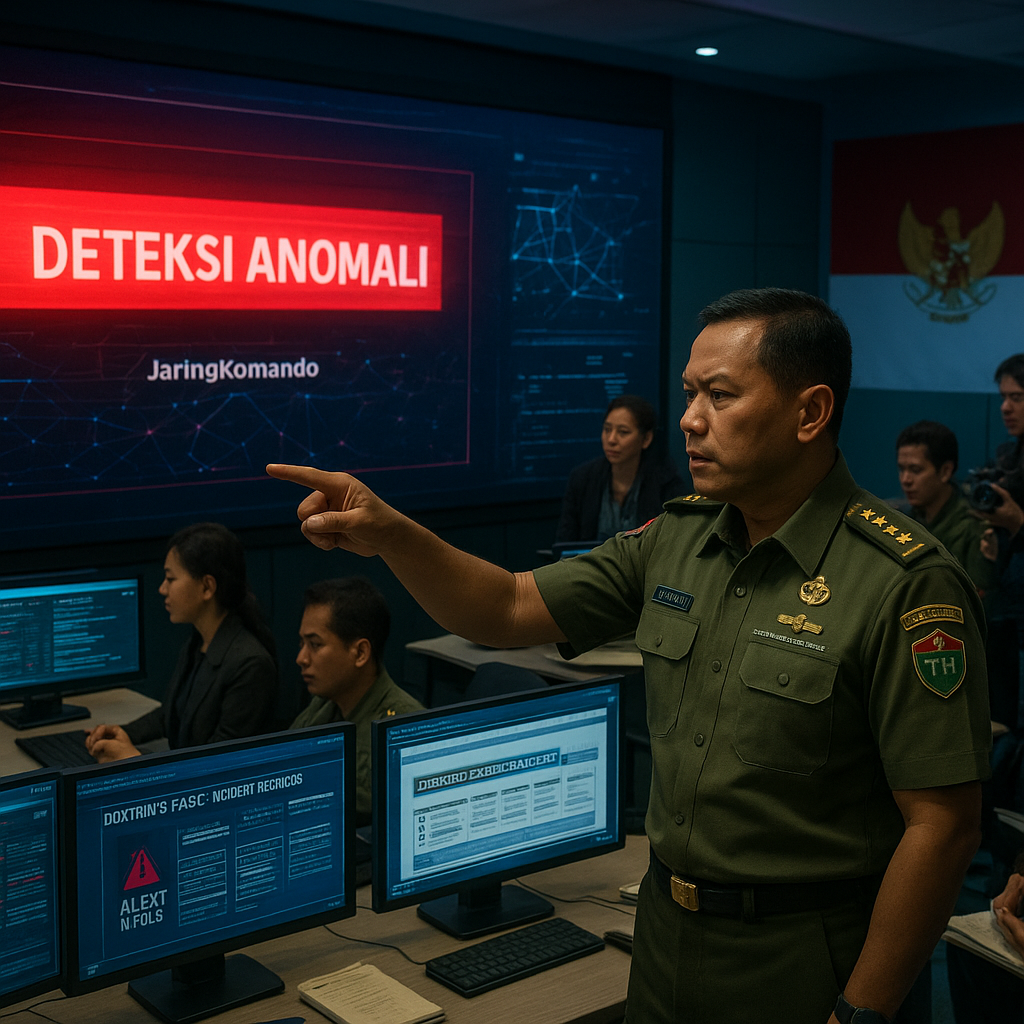 Simulasi Cyber Defense TNI: Skema Deteksi dan Penanggulangan Serangan Jaringan Komando