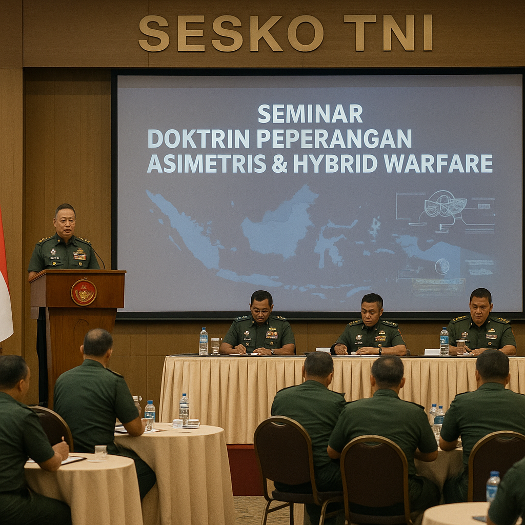Sesko TNI Gelar Seminar Doktrin Peperangan Asimetris untuk Perwira Tinggi