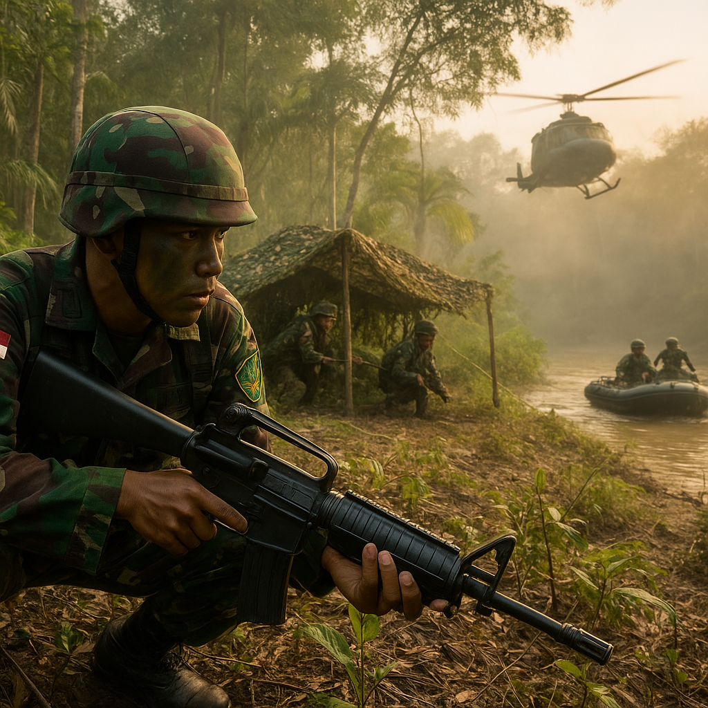 Kodam XII/Tanjungpura Gelar Latihan Gerilya Terintegrasi