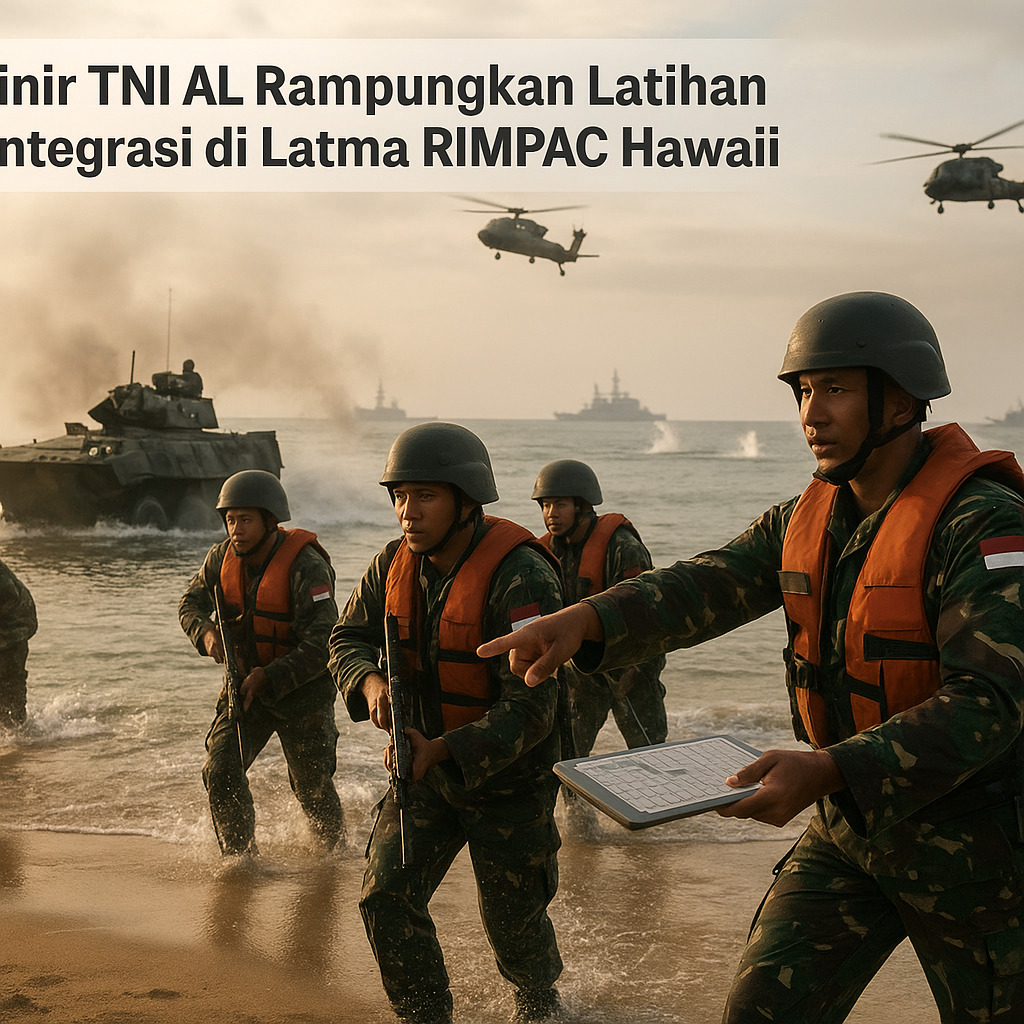 Marinir TNI AL Rampungkan Latihan Terintegrasi di Latma RIMPAC Hawaii