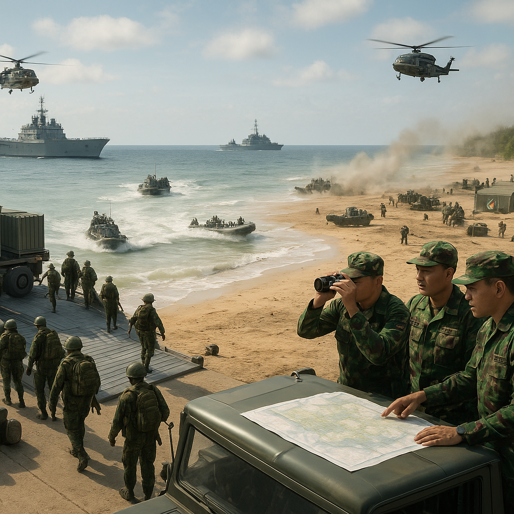 Bedah Taktik Operasi Amphibi: Fase-fase dari Embarkasi, Pelayaran, Hingga Pendaratan di Pantai Musuh