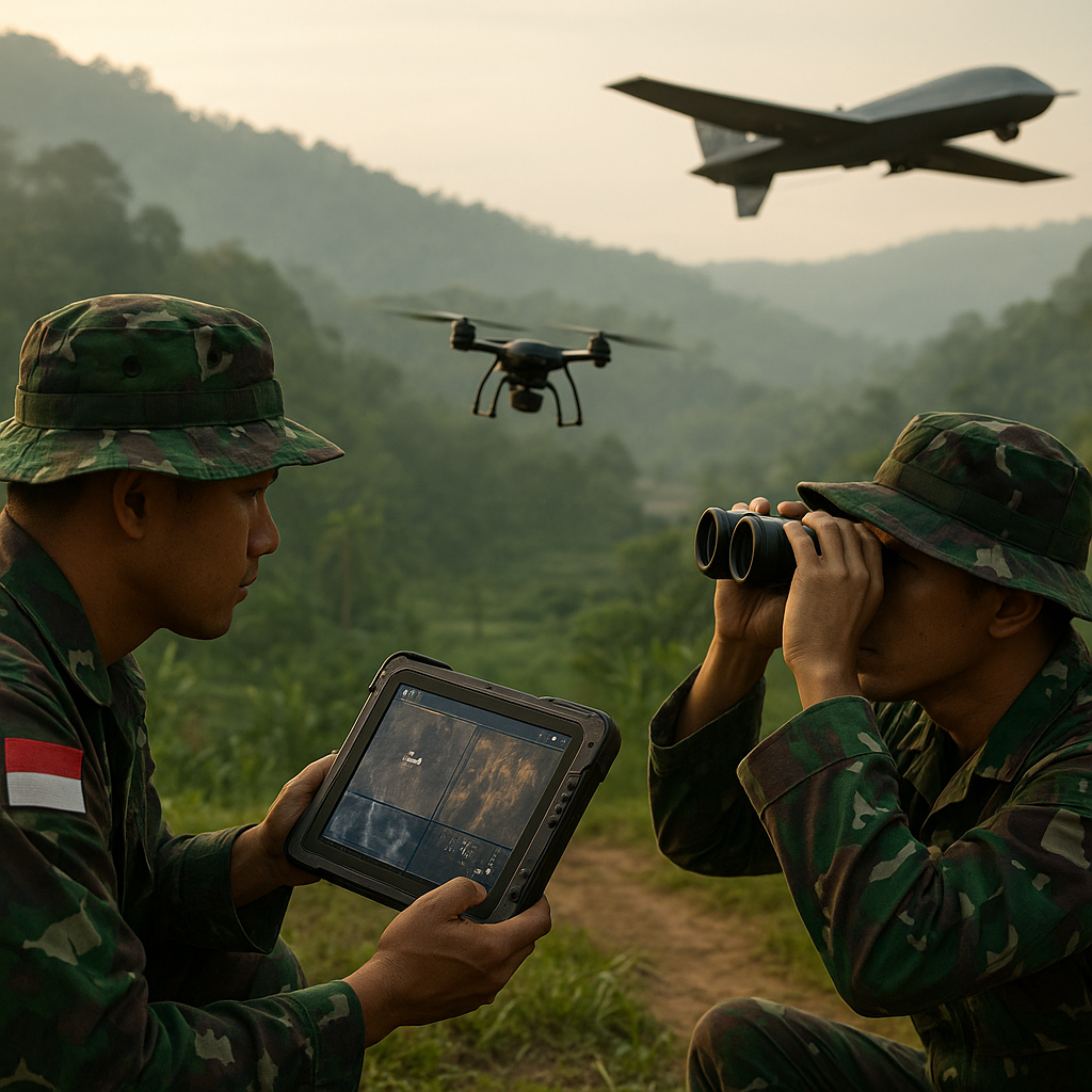 Penggunaan Drone Intelijen dan Serbu (UCAV) dalam Mendukung Operasi Kontra Gerilya