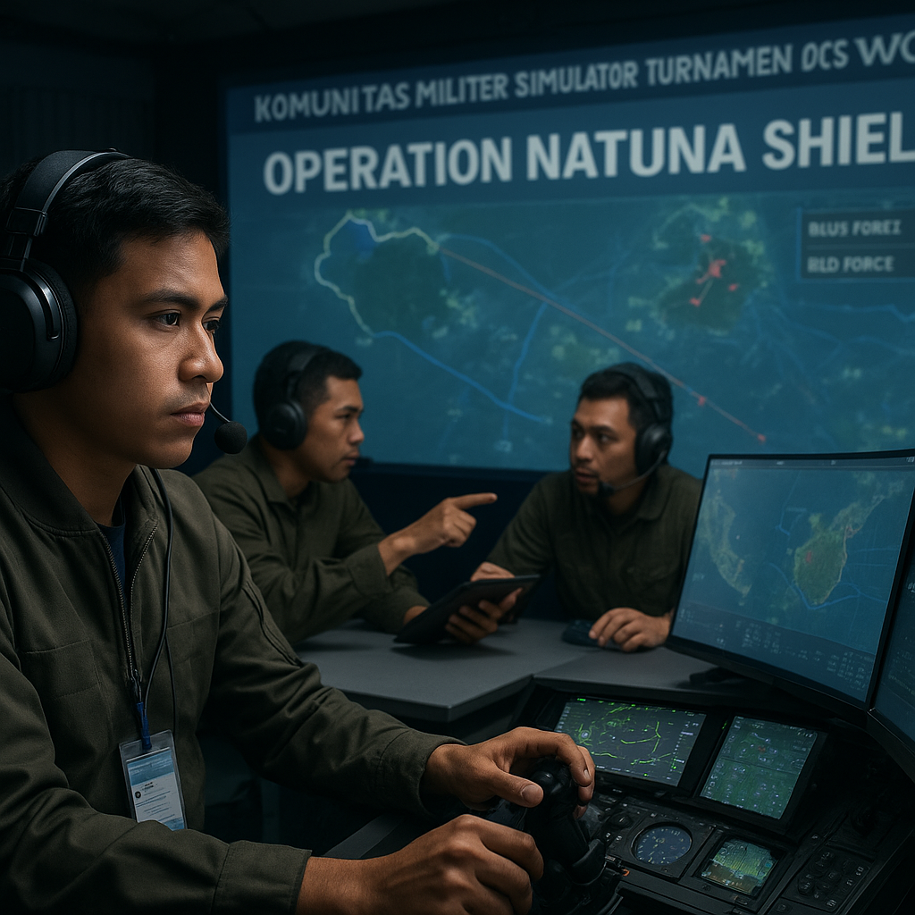 Komunitas Militer Simulator Gelar Turnamen Virtual DCS World dengan Skenario Natuna