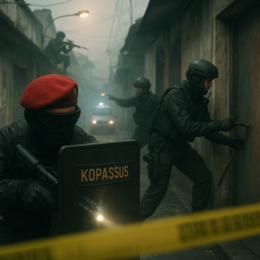Bedah Taktik Kopassus dalam Operasi Pembebasan Sandera di Area Perkotaan Terbatas