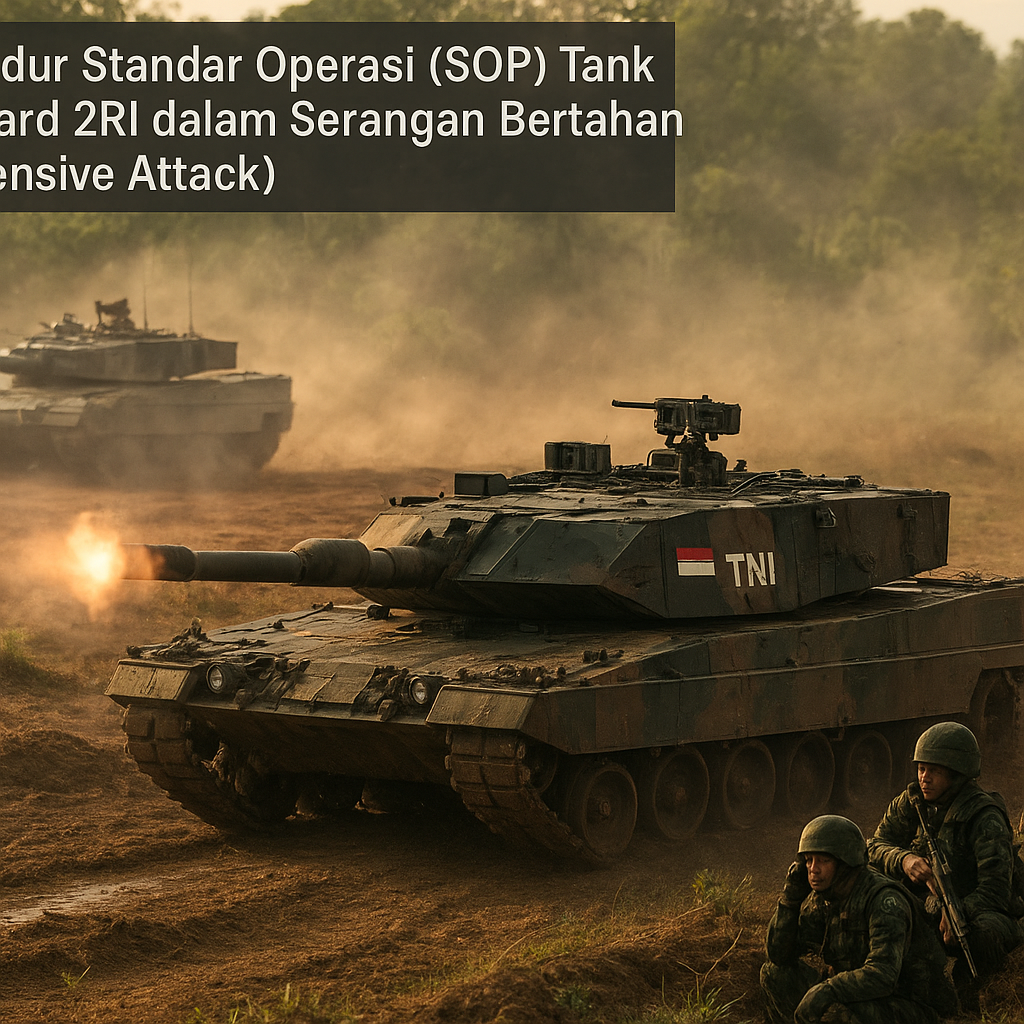 Prosedur Standar Operasi (SOP) Tank Leopard 2RI dalam Serangan Bertahan (Defensive Attack)