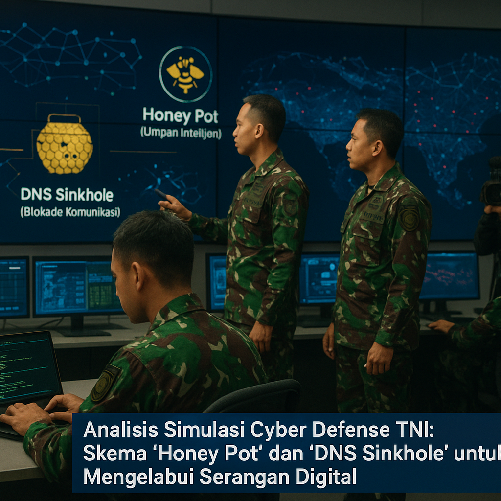 Analisis Simulasi Cyber Defense TNI: Skema 'Honey Pot' dan 'DNS Sinkhole' untuk Mengelabui Serangan Digital