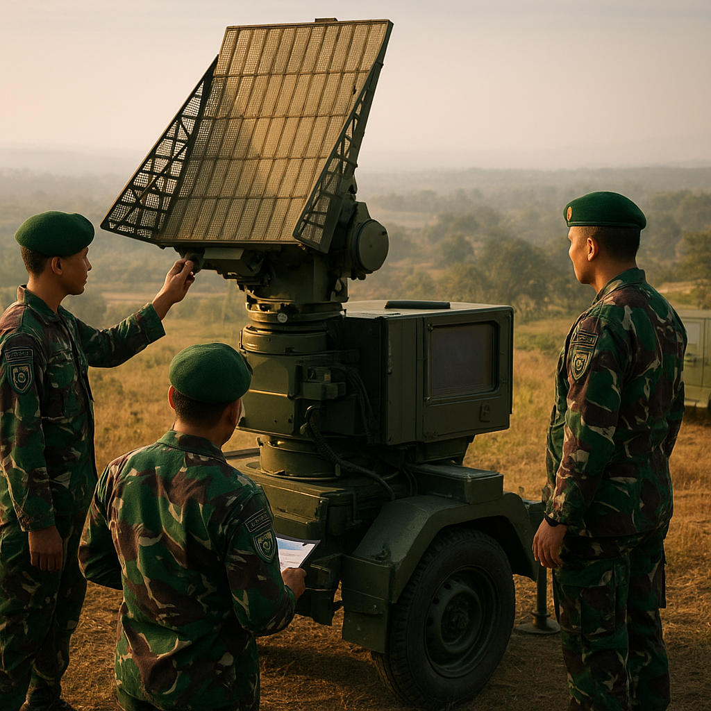 Teknik Penempatan dan Pengoperasian Radar Pengintai Artileri (ARTY RADAR) oleh Detasemen Kavaleri 9