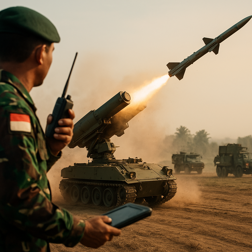 Bedah Taktik Penembakan Rudal Rapier oleh Baterai Rudal TNI AD