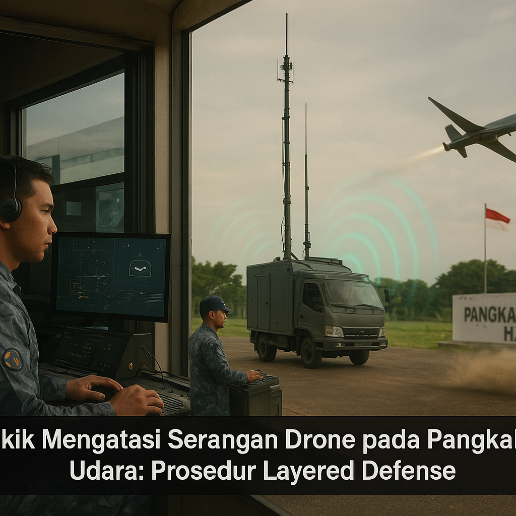 Taktik Mengatasi Serangan Drone pada Pangkalan Udara: Prosedur Layered Defense