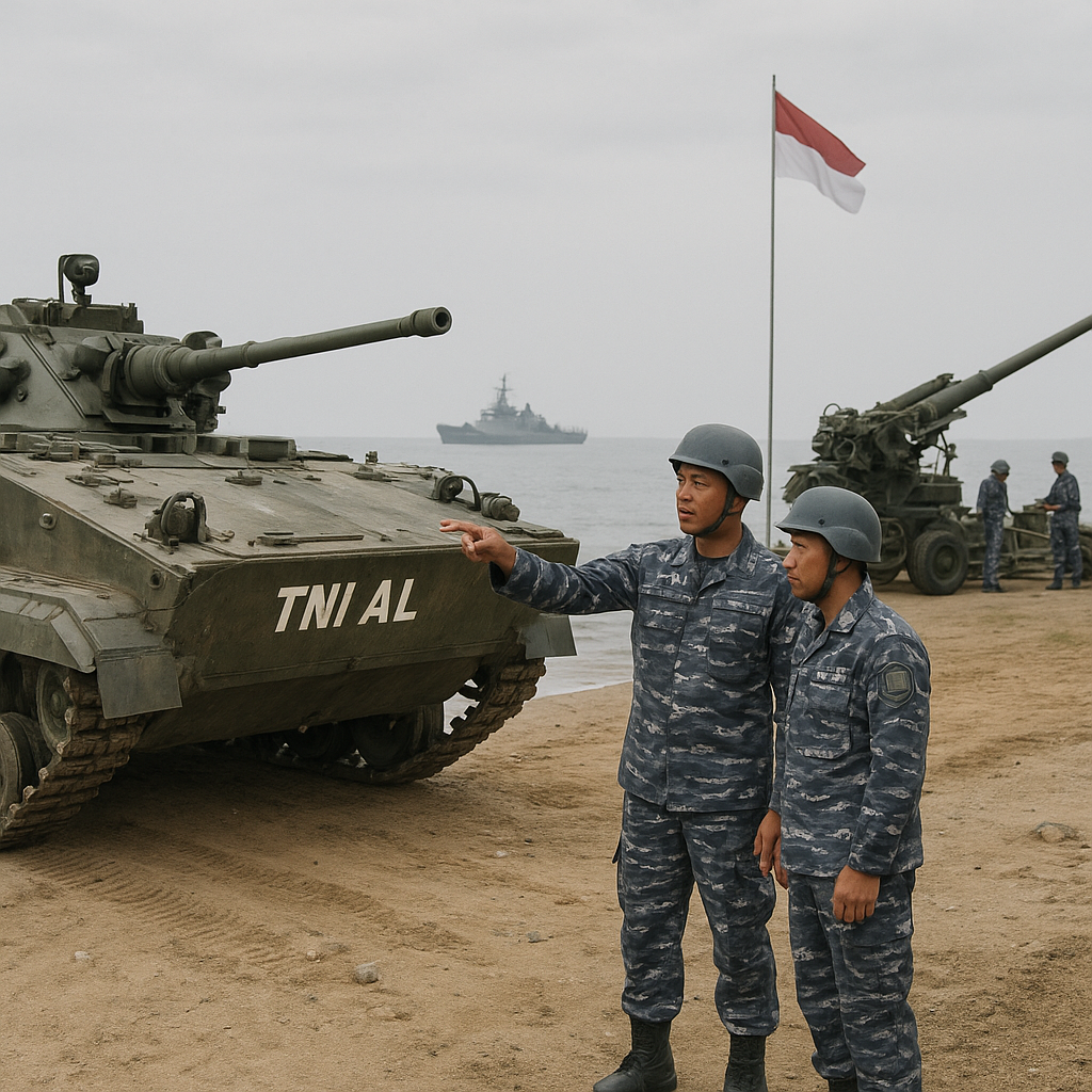 Evaluasi Doktrin Pertahanan Pesisir: Integrasi Ranpur Amfibi dan Artileri Pantai di TNI AL