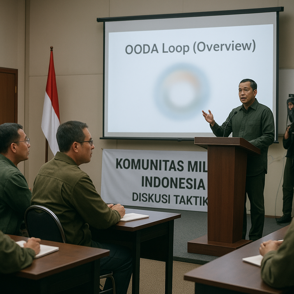 Komunitas Militer Indonesia Gelar Diskusi Taktik Gerilya Modern