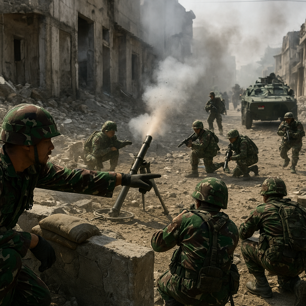 Latihan TNI AD: Manuver Batalyon Infanteri dalam Operasi Ofensif Perkotaan