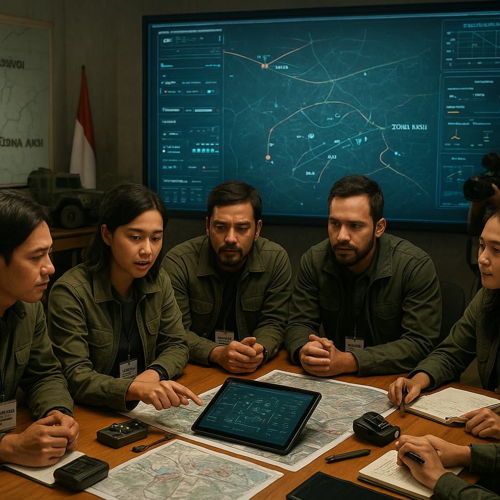 Komunitas Militer Indonesia Gelar Diskusi dan Simulasi Taktik Perang Era Digital