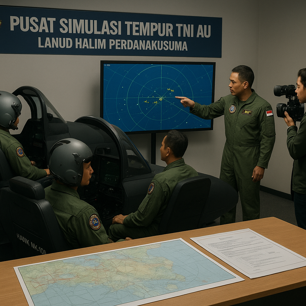Pusat Simulasi Tempur TNI AU Resmi Beroperasi di Lanud Halim Perdanakusuma