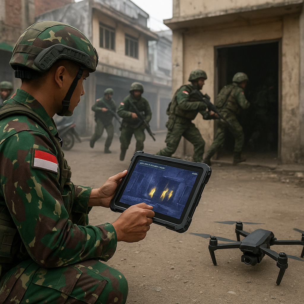 Pussenif Perbarui Doktrin Pertempuran Perkotaan: Integrasi Drone dan Satuan Infantri