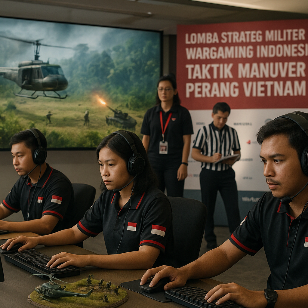 Lomba Strategi Militer Online Wargaming Indonesia: Taktik Manuver Perang Vietnam