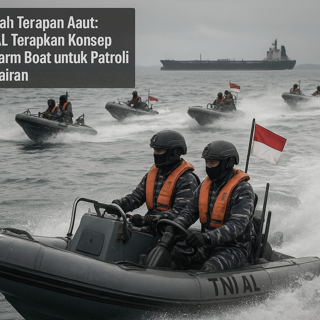 Doktrin Pertahanan Laut: TNI AL Terapkan Konsep Swarm Boat untuk Patroli Perairan